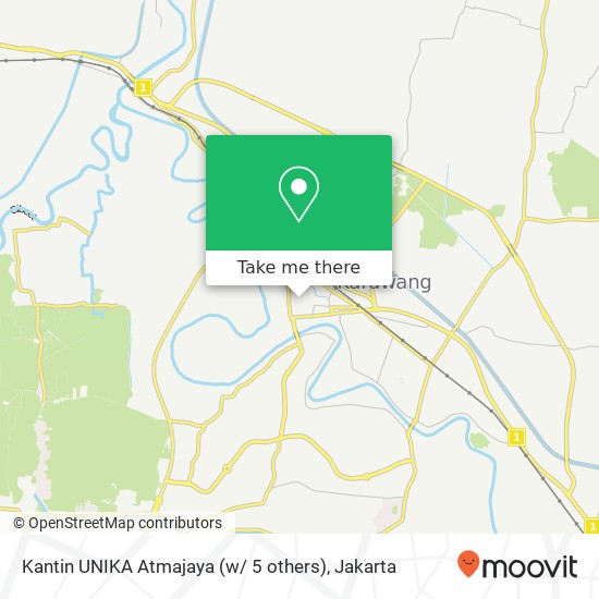 Kantin UNIKA Atmajaya (w/ 5 others) map