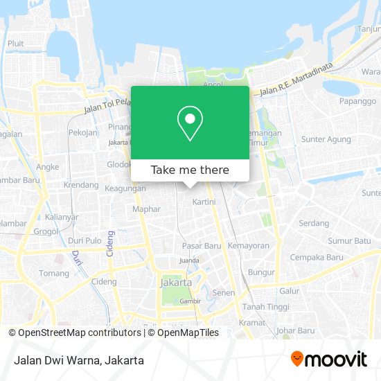 Jalan Dwi Warna map