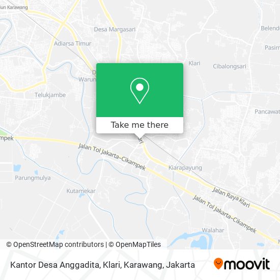 Kantor Desa Anggadita, Klari, Karawang map