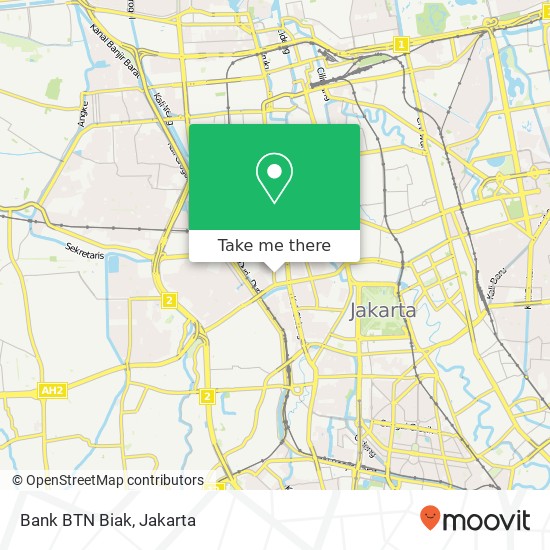 Bank BTN Biak map