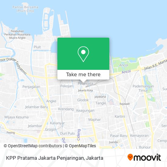 KPP Pratama Jakarta Penjaringan map