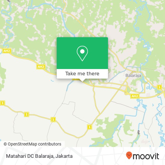 Matahari DC Balaraja map