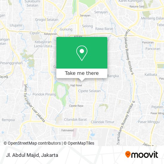 Jl. Abdul Majid map