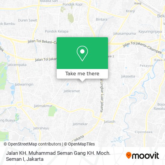 Jalan KH. Muhammad Seman Gang KH. Moch. Seman I map