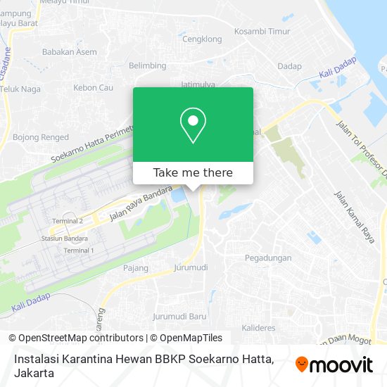 Instalasi Karantina Hewan BBKP Soekarno Hatta map