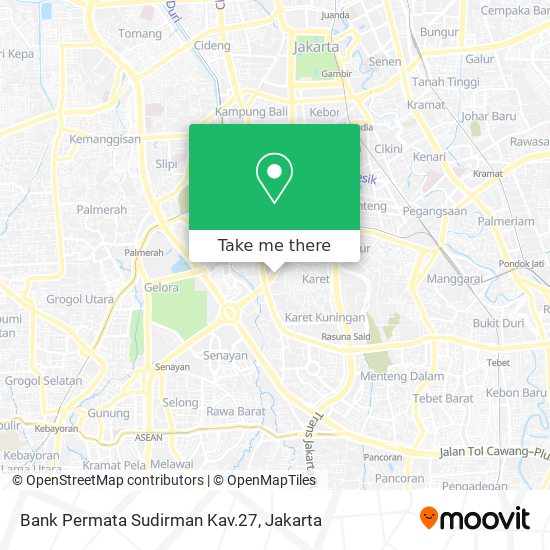 Bank Permata Sudirman Kav.27 map