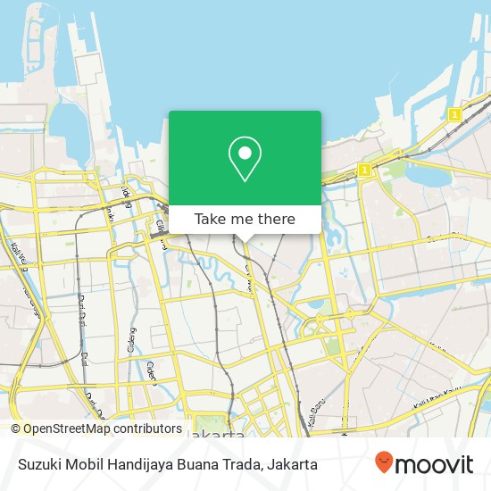 Suzuki Mobil Handijaya Buana Trada map