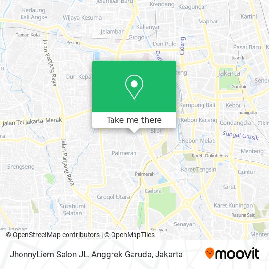 JhonnyLiem Salon JL. Anggrek Garuda map