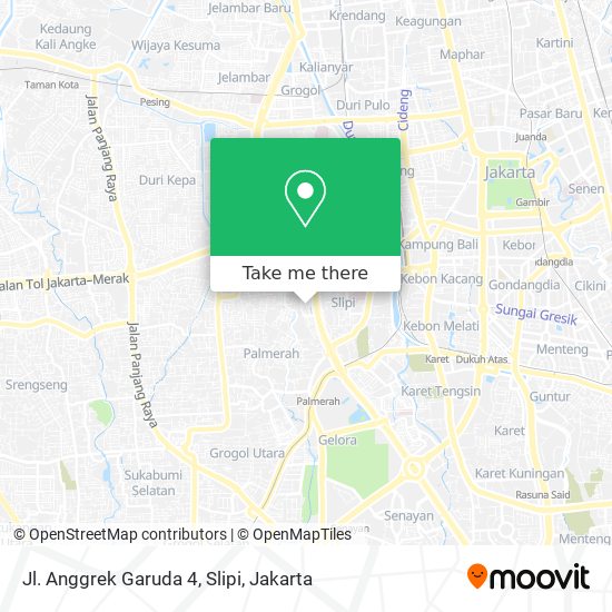 Jl. Anggrek Garuda 4, Slipi map