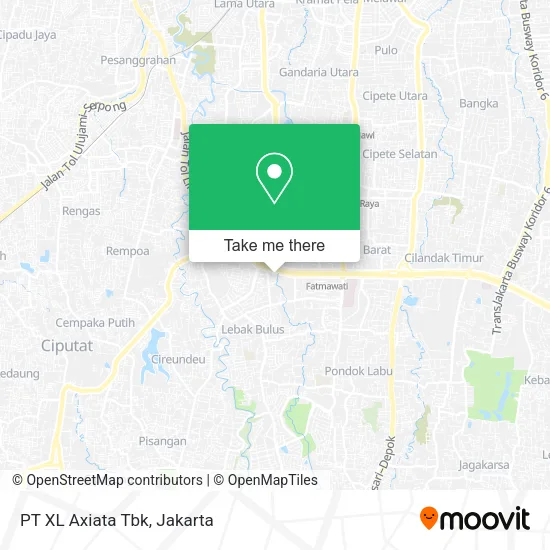 PT XL Axiata Tbk map