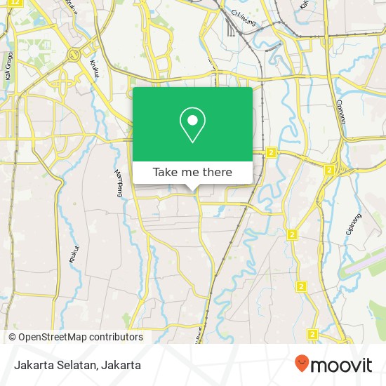 Jakarta Selatan map