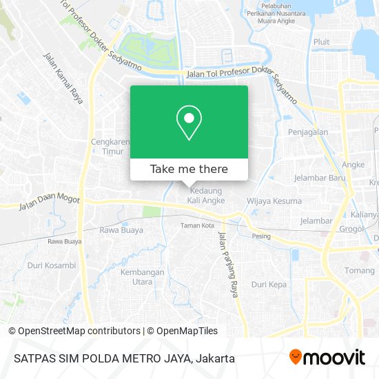 SATPAS SIM POLDA METRO JAYA map