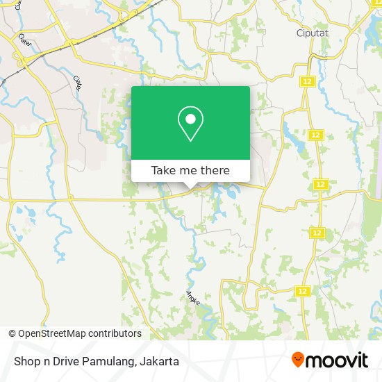 Shop n Drive Pamulang map