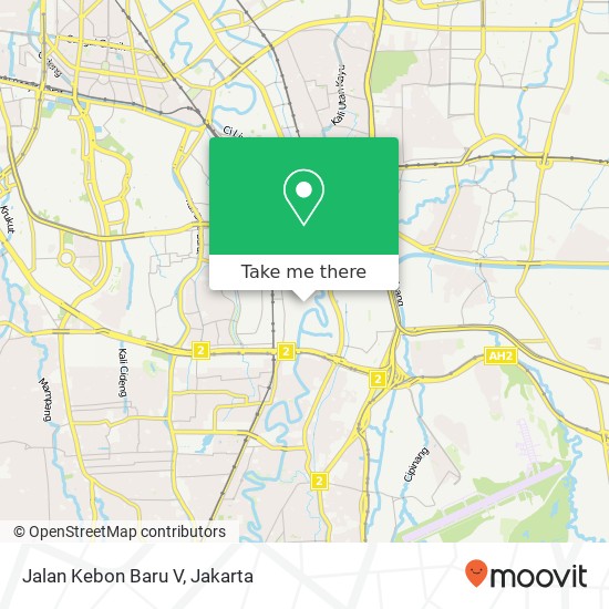 Jalan Kebon Baru V map