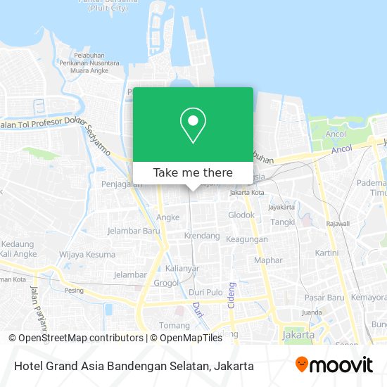 Hotel Grand Asia Bandengan Selatan map