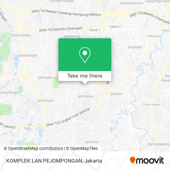 KOMPLEK LAN PEJOMPONGAN map
