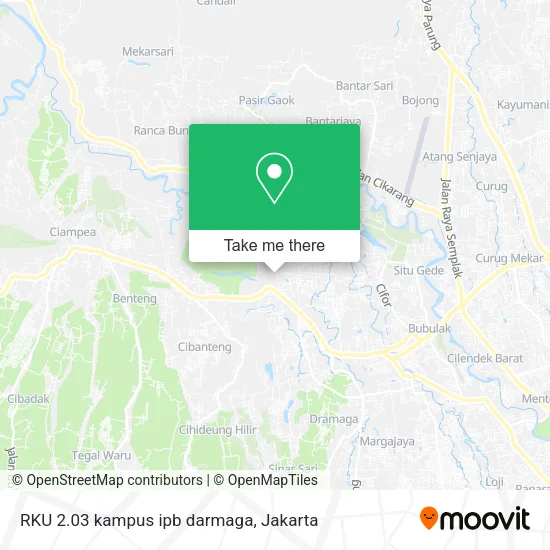 RKU 2.03 kampus ipb darmaga map