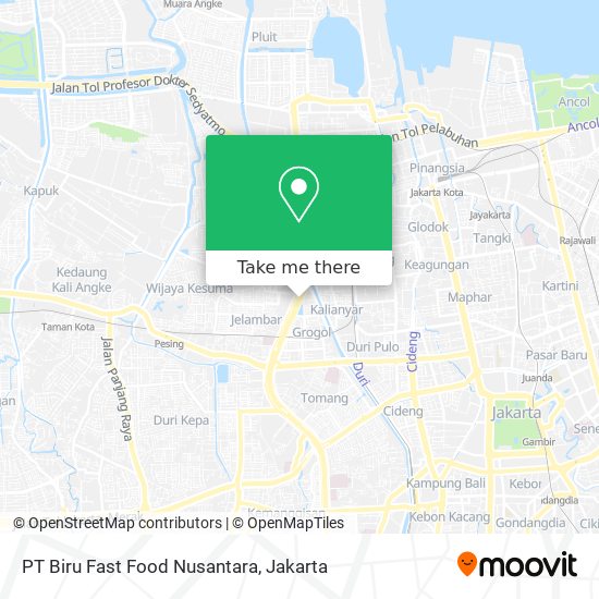 PT Biru Fast Food Nusantara map