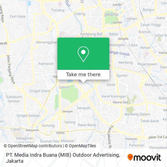 PT. Media Indra Buana (MIB) Outdoor Advertising map