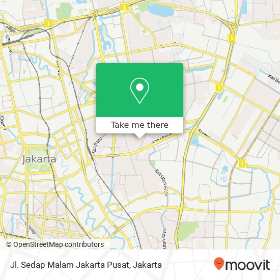 Jl. Sedap Malam Jakarta Pusat map