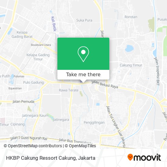 HKBP Cakung Ressort Cakung map