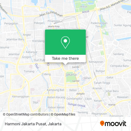 Harmoni Jakarta Pusat map