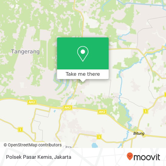 Polsek Pasar Kemis map