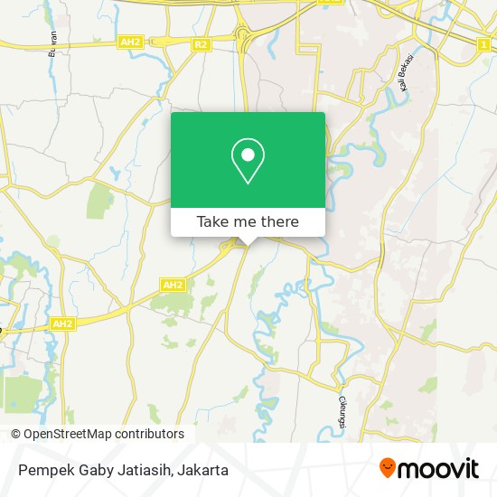 Pempek Gaby Jatiasih map