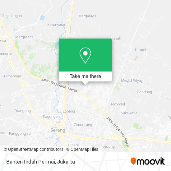 Banten Indah Permai map