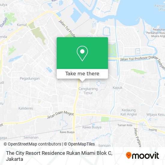 The City Resort Residence Rukan Miami Blok C map