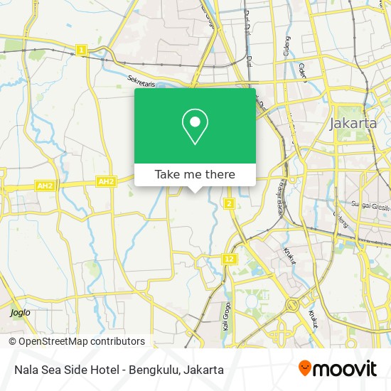 Nala Sea Side Hotel - Bengkulu map