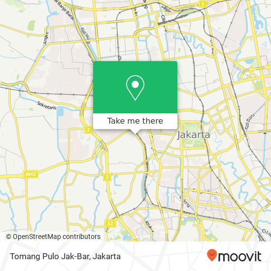 Tomang Pulo Jak-Bar map