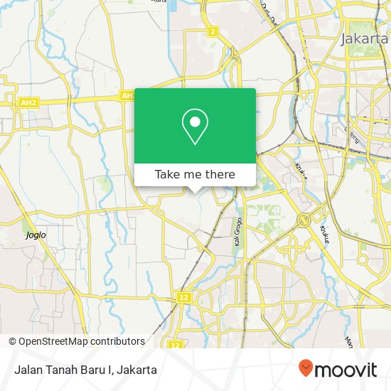 Jalan Tanah Baru I map