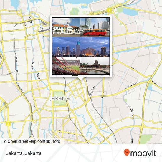 Jakarta map