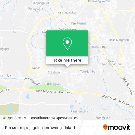Rm мαкαη rajagaluh karawang map