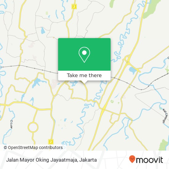 Jalan Mayor Oking Jayaatmaja map