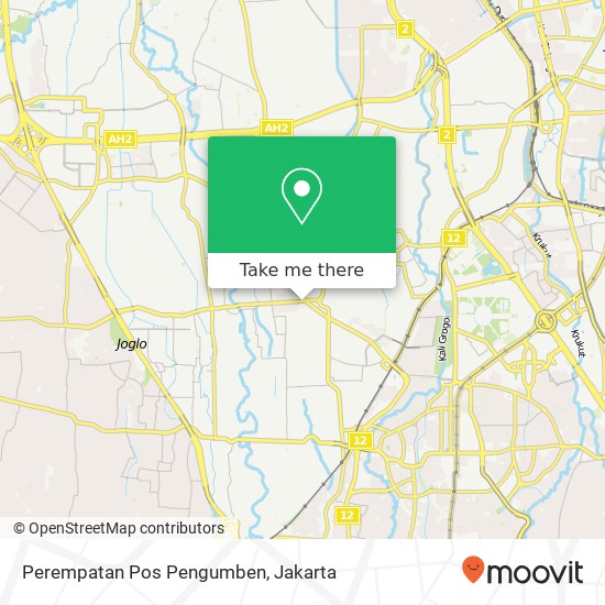 Perempatan Pos Pengumben map