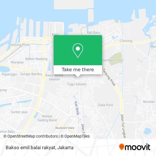 Bakso emil balai rakyat map