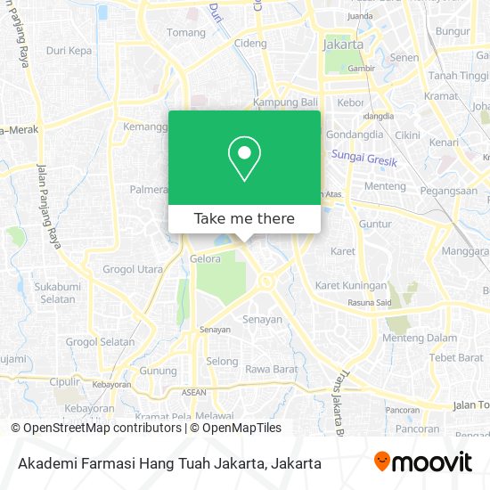 Akademi Farmasi Hang Tuah Jakarta map