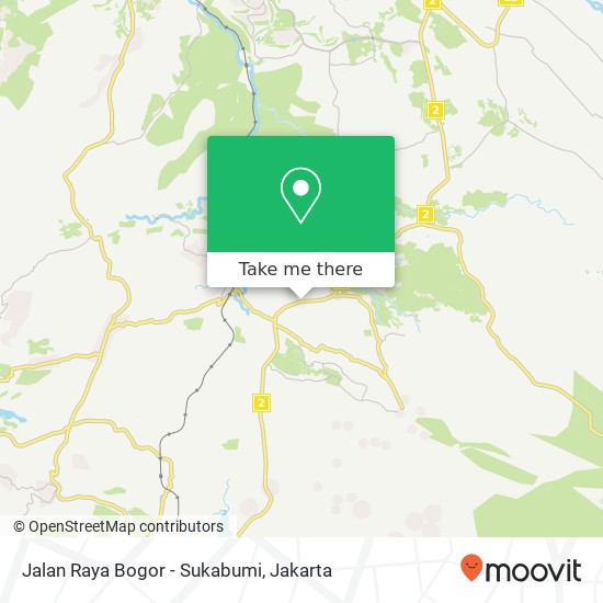 Jalan Raya Bogor - Sukabumi map