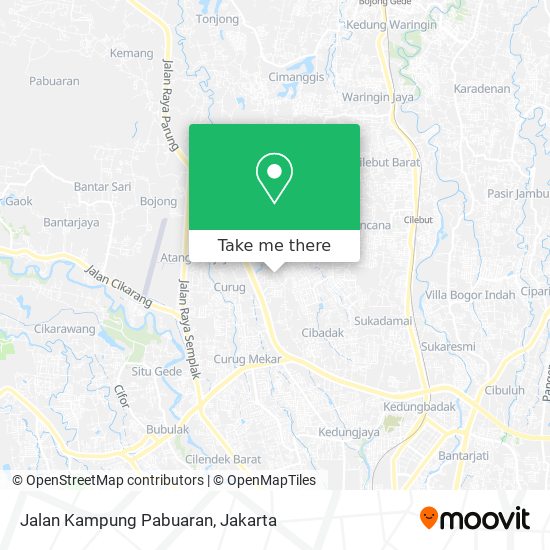 Jalan Kampung Pabuaran map