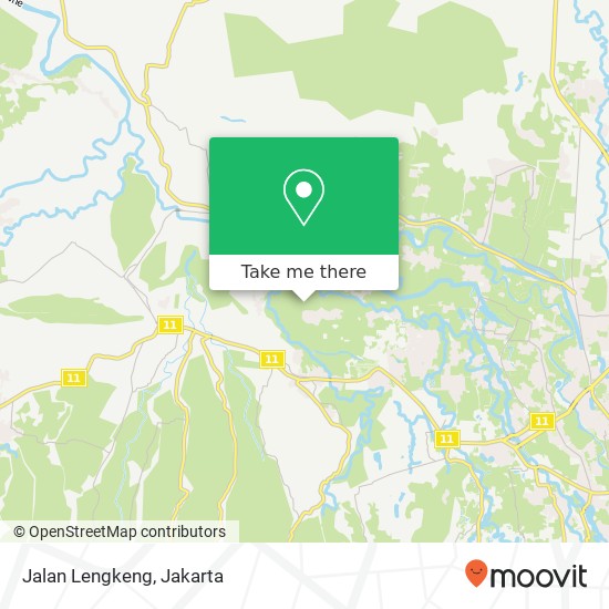 Jalan Lengkeng map