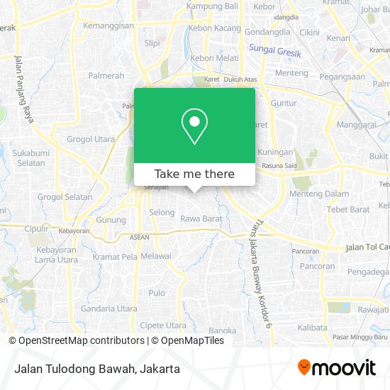 Jalan Tulodong Bawah map