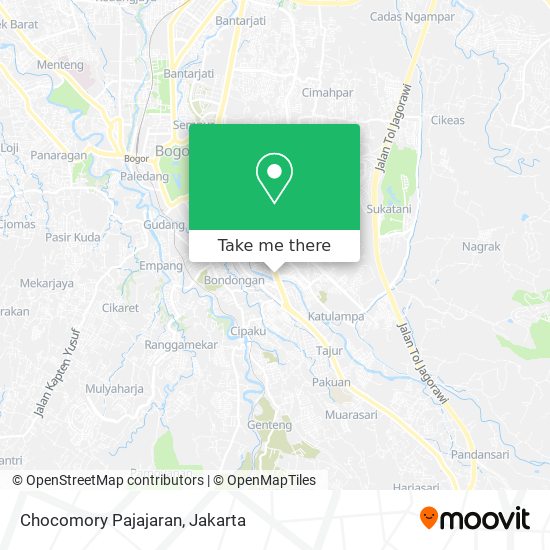 Chocomory Pajajaran map