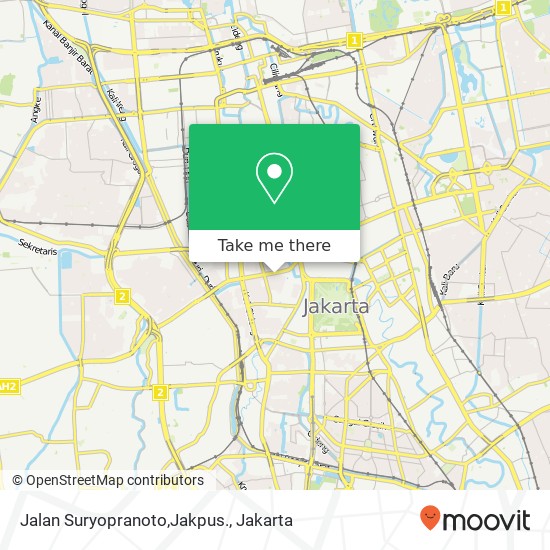 Jalan Suryopranoto,Jakpus. map