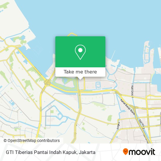 GTI Tiberias Pantai Indah Kapuk map