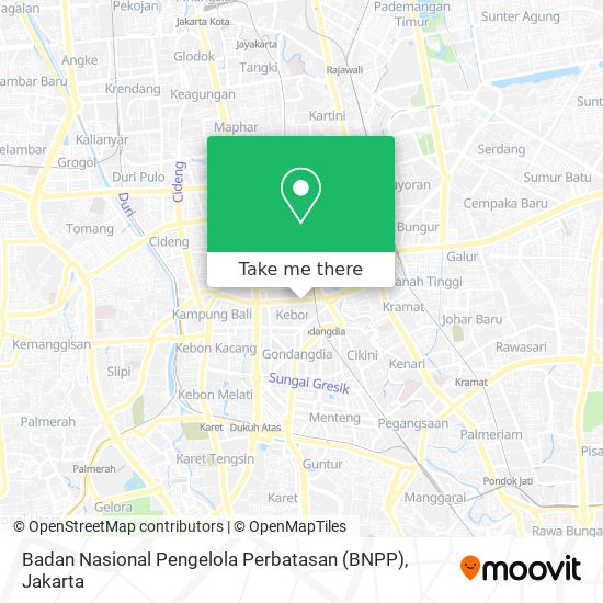 Badan Nasional Pengelola Perbatasan (BNPP) map