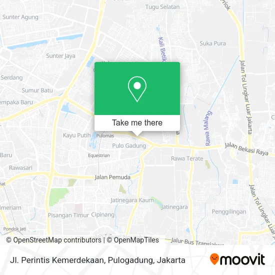 Jl. Perintis Kemerdekaan, Pulogadung map