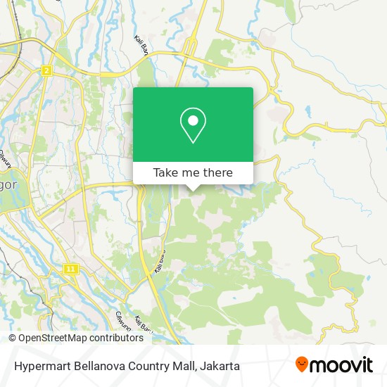 Hypermart Bellanova Country Mall map