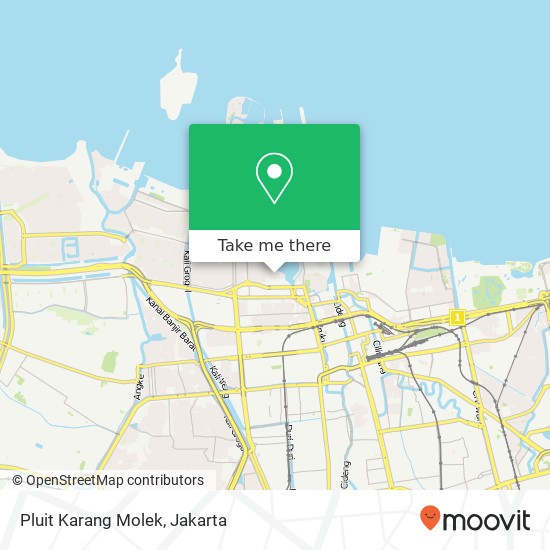 Pluit Karang Molek map